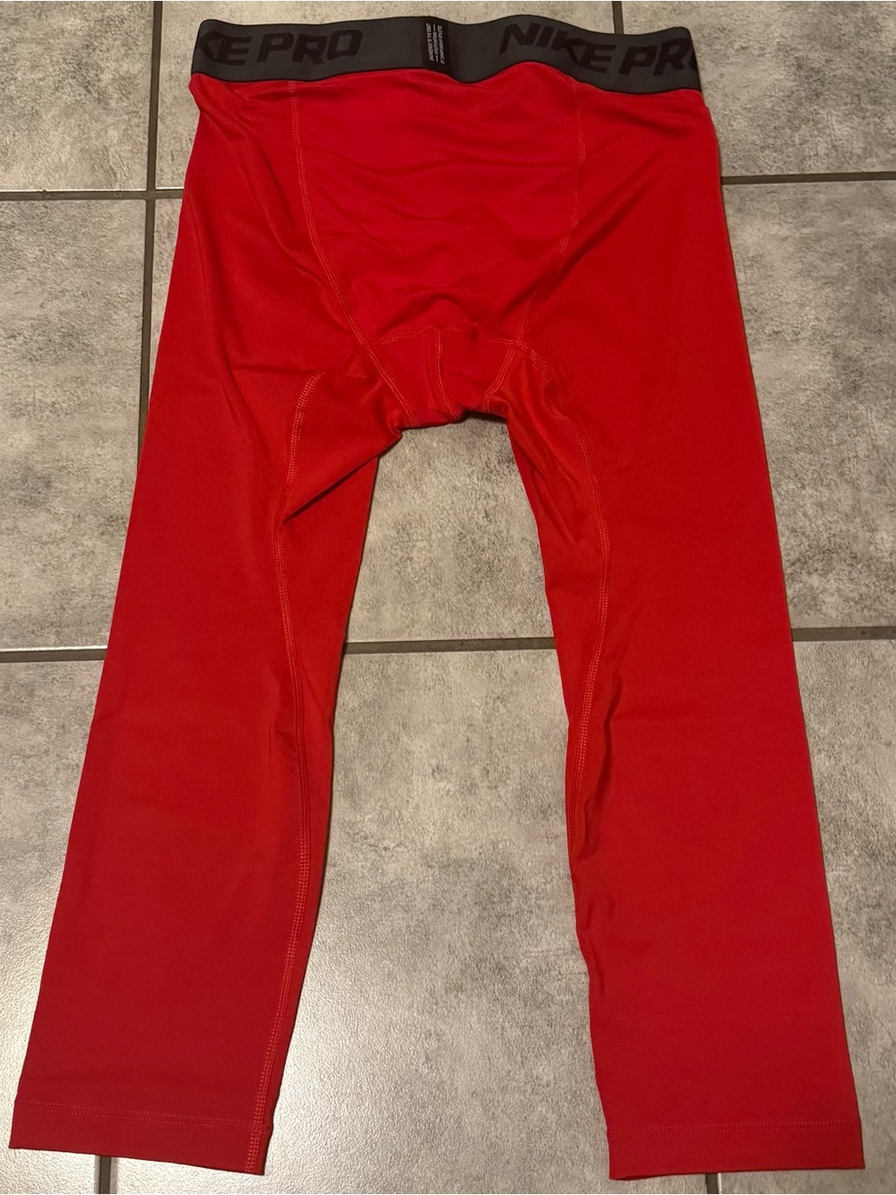 Nike Pro NBA 3/4 Compression Pants Size Medium Red NWT Basketball - Picture 3 of 7